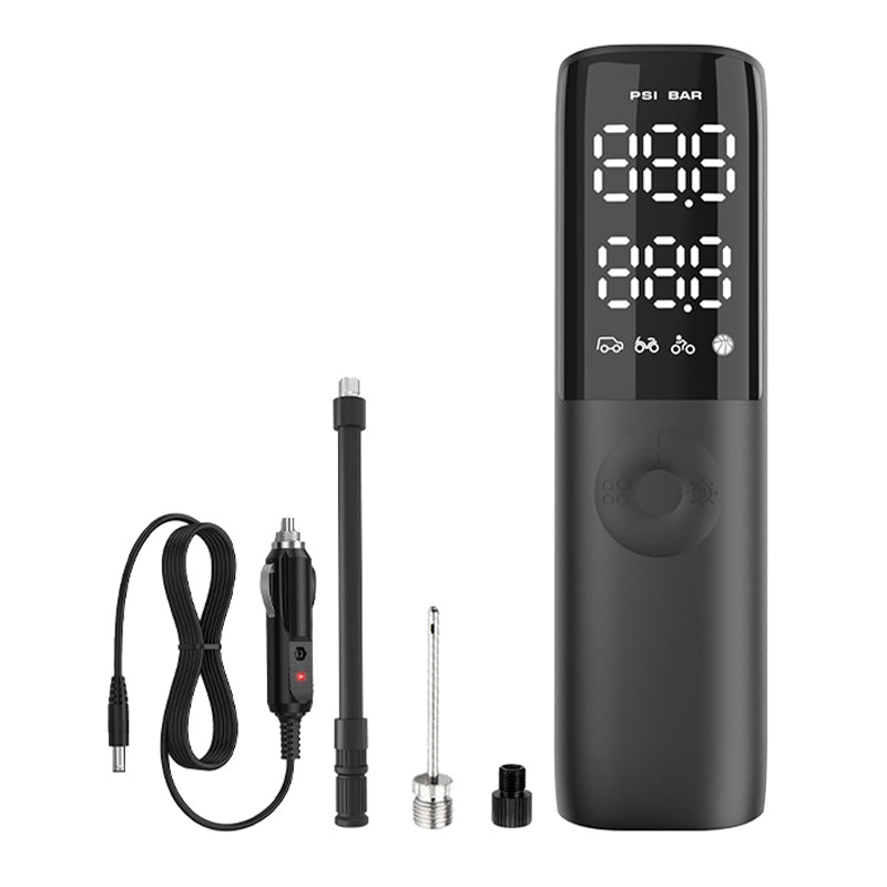 KF02 12V Cigarette Lighter Corded Portable Tire Pump with Digital Display KF02 12V Cigarette Lighter Corded Portable Tire Pump with Digital Display